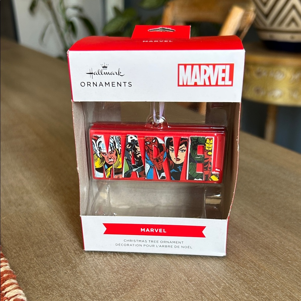 Marvel Red‎ Hallmark Christmas tree Ornament with Iconic Characters